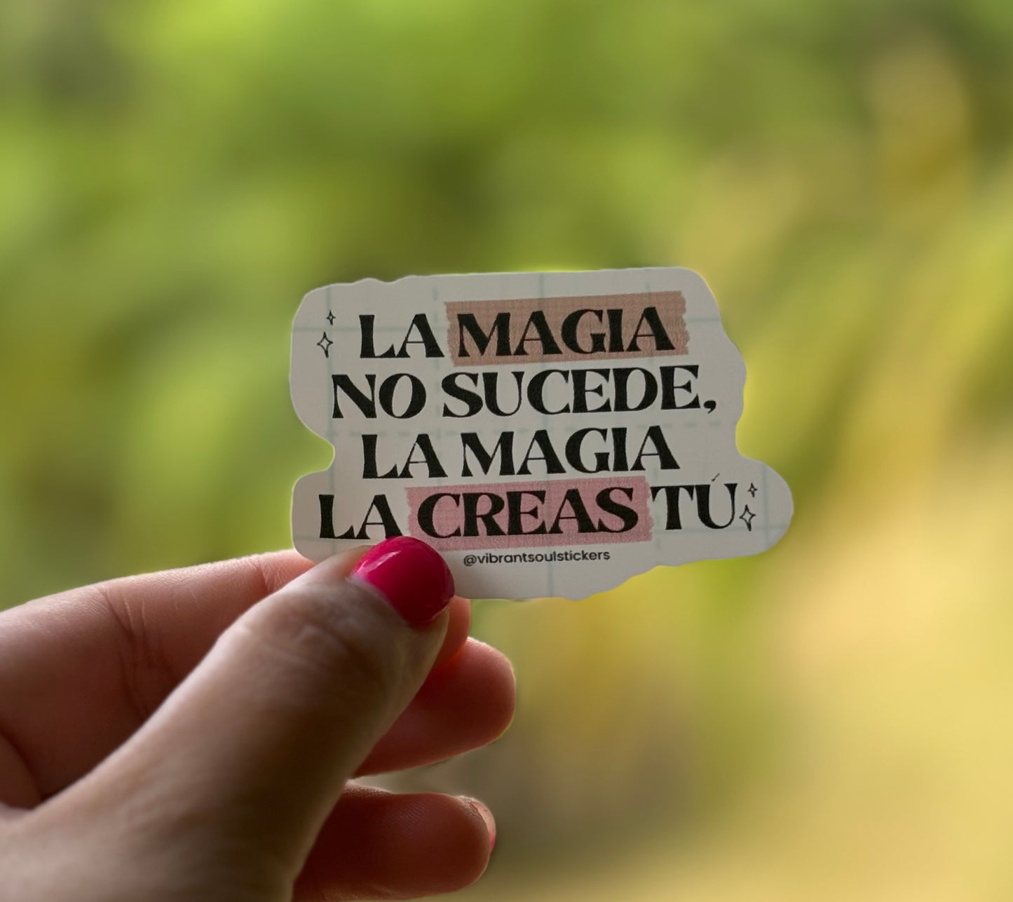 “La magia la creas tú”