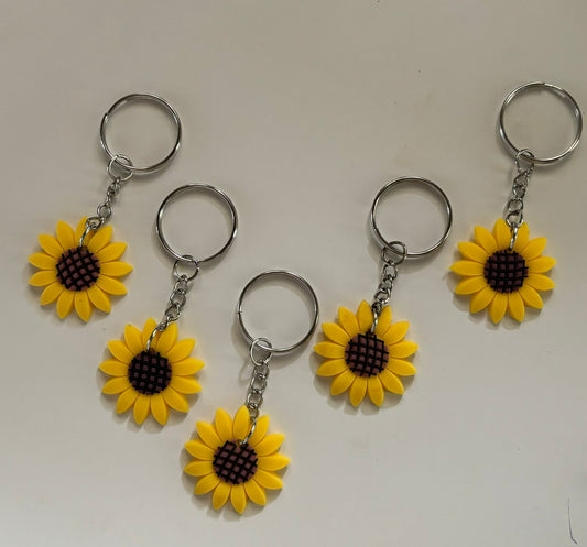 Sunflower keychains